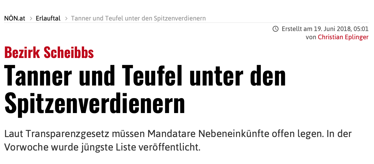 Laut Angaben zum Transparenz-Gesetz bezieht Teufel zw. 7.000.- und 10.000.- (monatlich) zusätzlich zu seinem Einkommen als Landtagsabgeordneter.