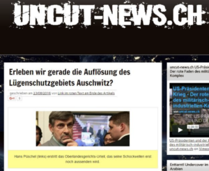 Uncut 2016: "Lügenschutzgebiet Auschwitz" (Screenshot aus Standard)