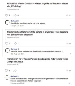 vk.com: Mordphantasien und übelste Hasskommentare